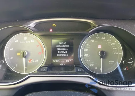 2014 Audi S4 3.0T Premium Plus из США, поврежденный, VIN WAUDGAFL4EA071608